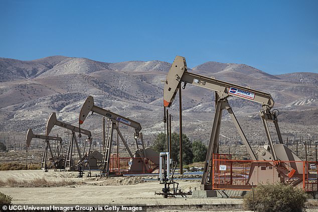 OPEC has reportedly urged its members to reject any text at Cop28 that focuses on cutting fossil fuels at source rather than emissions.  Pictured: archive photo of an oil field