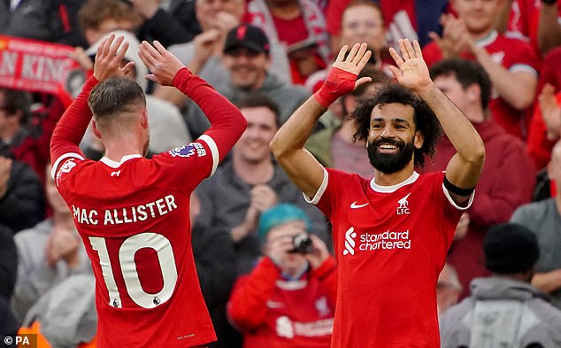 Mo Salah has contributed a whopping eleven goals and seven assists to Liverpool's goal tally