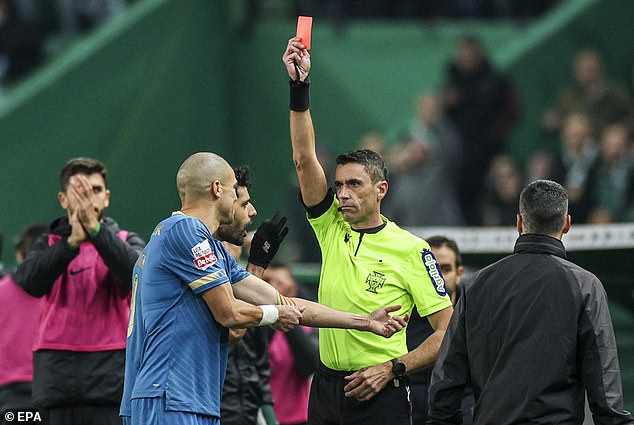 It was the 16th time Pepe has been sent off in his career, and the second time this campaign