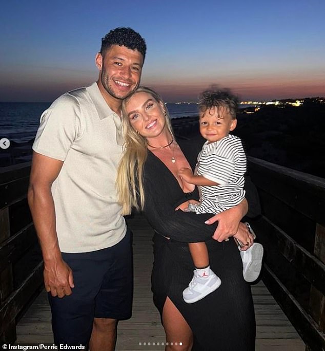 The Little Mix singer, 30, who is engaged to footballer Alex Oxlade-Chamberlain and shares son Axel, said she is 'so grateful' for her family