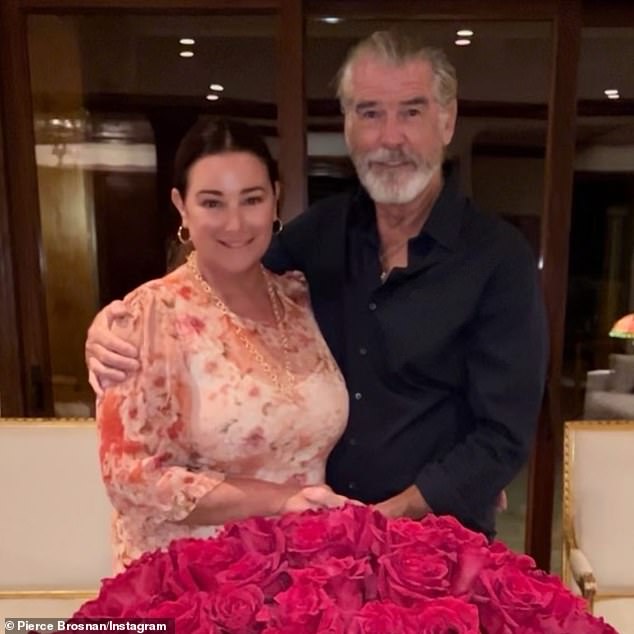 In September, Pierce gifted Keely 60 roses and shared a sweet tribute to his wife on the occasion of her 60th birthday