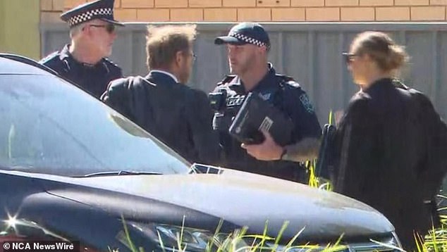 Police are investigating an apparently random stabbing in Plympton on Wednesday afternoon