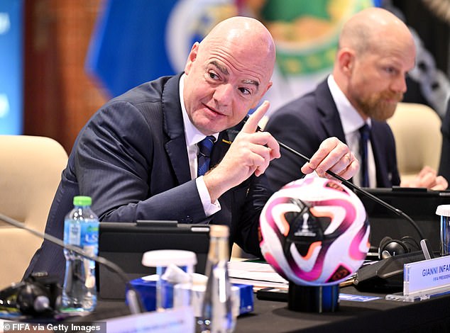 The Premier League has lodged a formal complaint with FIFA over the expanded Club World Cup (FIFA head Gianni Infantino pictured)