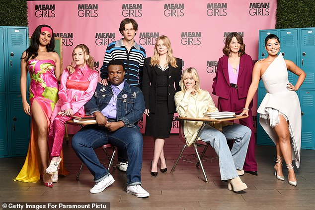 Mean Girls the musical film stars Avantika, Bebe Wood, Jaquel Spivey, Christopher Briney, Angourie Rice, Renea Rapp, Tina Fey and Auli'i Cravalho