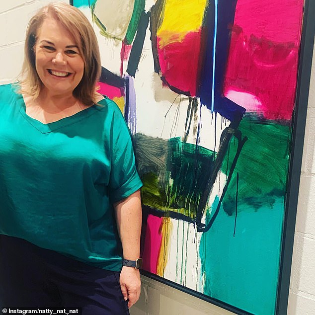 The radio presenter achieved the massive transformation by undergoing gastric band surgery in December last year, and on Sunday she wrote a lengthy article about her experiences.  In the photo before the procedure