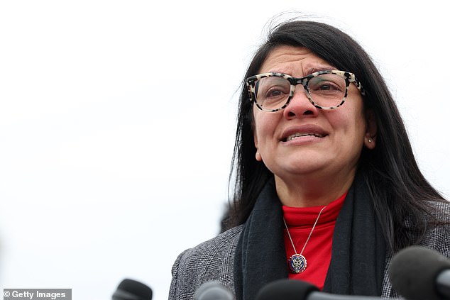 In November, Tlaib was criticized after she accused Joe Biden of supporting genocide and demanded a ceasefire as she threatened electoral fallout in 2024.