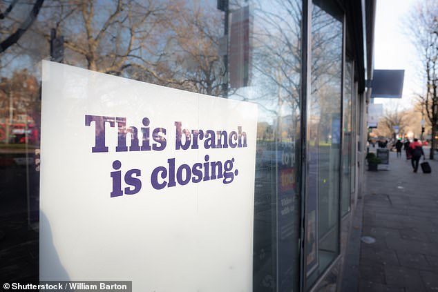 More than half of the country's banking and building societies have closed since January 2015, leaving just 3,900 open and not yet likely to close