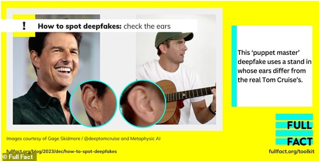 Experts have revealed the six key signs a video is deep fake - and they say you should always pay close attention to your ears