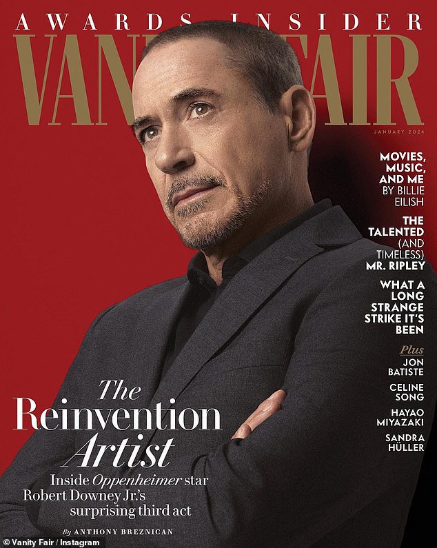 Four years after Robert Downey Jr.  played Iron Man for the final time, Marvel President Kevin Feige has explained why the actor was almost passed over for the role and why he will never return to it when Downey graces the cover of Vanity Fair.