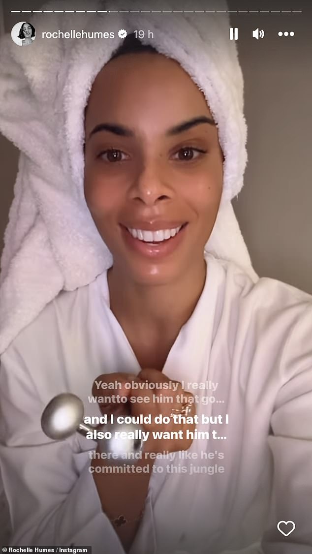 Rochelle Humes has explained why she hasn't landed in Australia yet like the other I'm A Celebrity... Get Me Out Of Here!  families of campmates