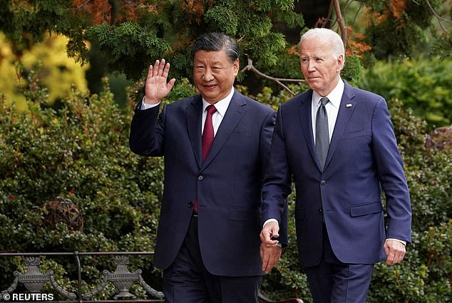 Joe Biden and Xi Jinping met last month in an attempt to thaw tensions between their countries, but Nostradamus predicted a conflict with a 'Red opponent'