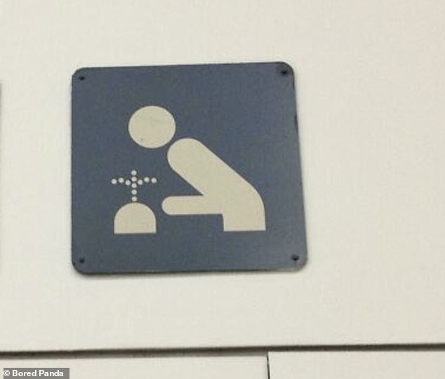 Oops!  People from all over the world have shared seemingly innocent signs that accidentally became inappropriate and Bored Panda collected them into an online gallery.  Including a water fountain sign in the US that had people scratching their heads because it looked a bit naughty