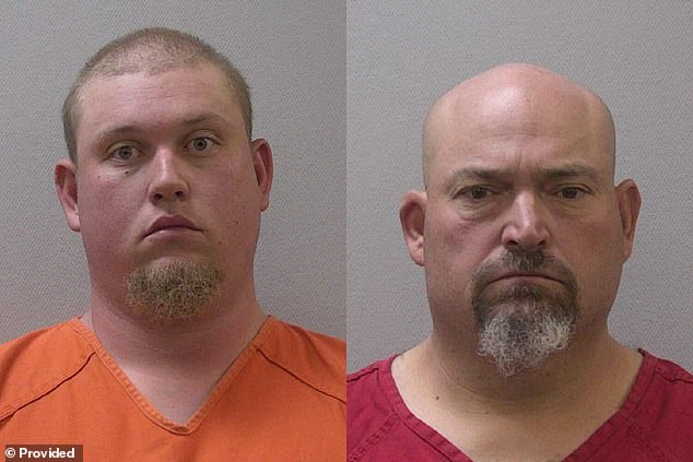 Ryan Lindler, Jr.  (left), 26, and Ryan Lindler, Sr.  (right), 51, are accused of shooting Kevin Newhouse, 36, after an argument about five minutes from their land known as 'Lindler Farms'