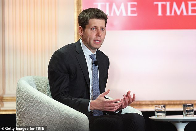 Sam Altman, 38, appeared on stage Tuesday at Time Magazine's annual gala, where he was named CEO of the Year