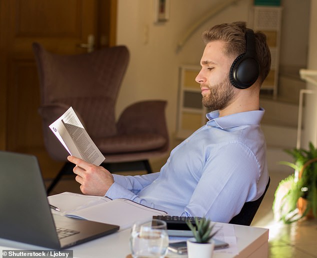 Scientists have developed an app that, when used with noise-cancelling headphones, can 'filter' out some sounds and let others through (Stock Photo)