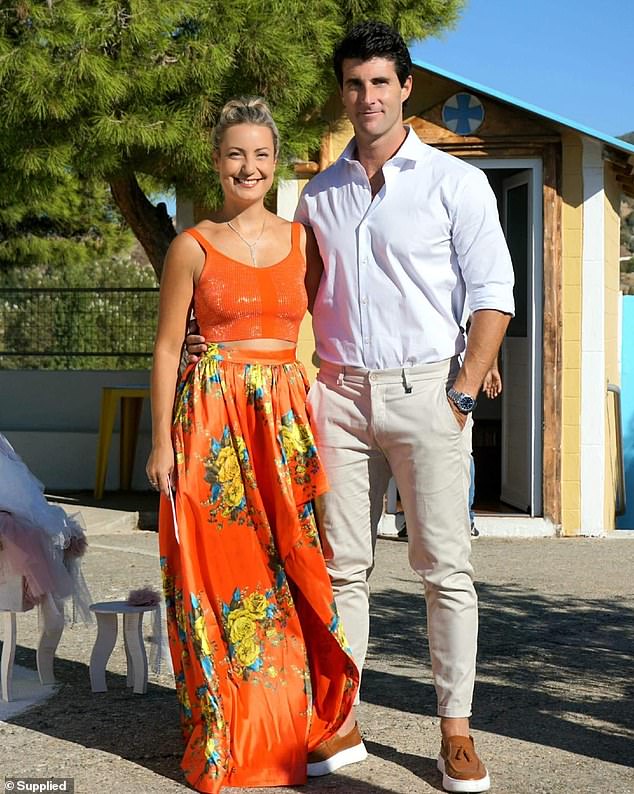 Scott and Mina O'Neill (pictured in Greece) run Rethink Investing after building a personal real estate portfolio worth $81 million, landing them on the Young Rich List