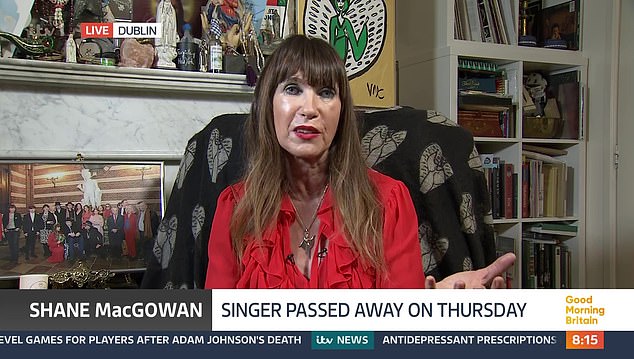 Shane MacGowan's wife Victoria told Good Morning Britain on Tuesday that the grief 