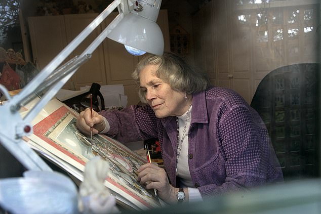 Beloved children's author and illustrator Shirley Barber (above) passed away in her sleep Tuesday morning at the age of 88