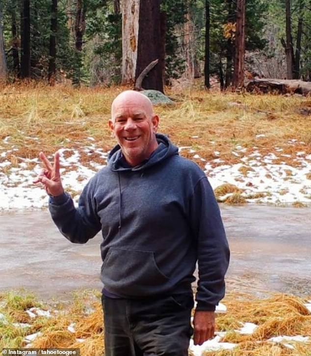 Toogee Sielsch (pictured) regularly shares clips of his encounters with nature, especially bears, around Lake Tahoe in California