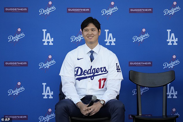 Shohei Ohtani signed a massive 10-year contract worth $700 million with the Los Angeles Dodgers