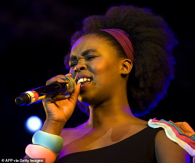 South African Afro-pop singer Zahara (pictured in Cape Town in 2012) has died aged 35 after being hospitalized with liver problems following years of alcohol abuse, the country's culture minister announced.