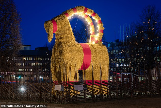 The town of Gävle in Sweden is perhaps best known for being home to a giant straw goat.  Founded every year around Christmas