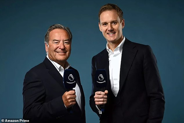 Football Saturday icon Jeff Stelling (left) has taken on a new presenting role as host of Prime Video's Every Game Every Goal show, alongside former Football Focus presenter Dan Walker (right)