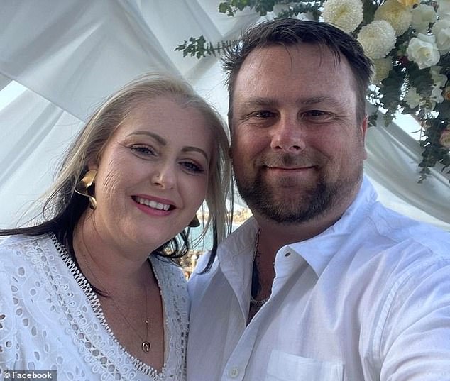 Julie 'Julez' Seed, 38, is pictured with her fiancé Chris Smith