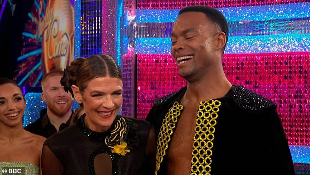 Annabel and Johannes were left speechless after she received her first A during the week 10 show