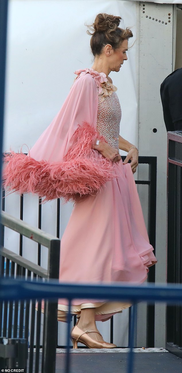 Strictly Come Dancing star Annabel Croft, 57, and partner Johannes, 36, arrived at the studio ahead of the semi-final on Saturday