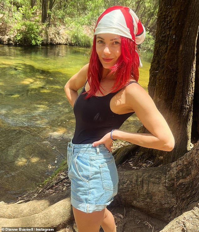 Dianne Buswell looked stunning in a slew of social media snaps on Thursday as she enjoyed a trip to the beach in Australia