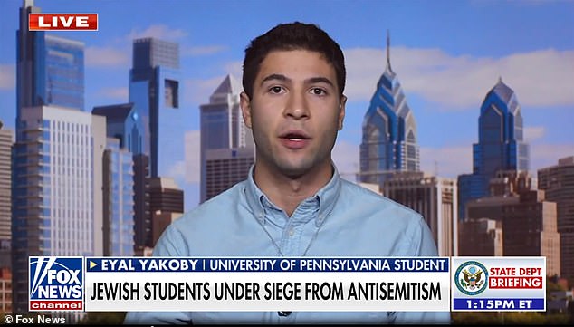 UPenn student Eyal Yakoby said the schools “got it wrong again.”  He and others say Jewish students cannot feel safe now