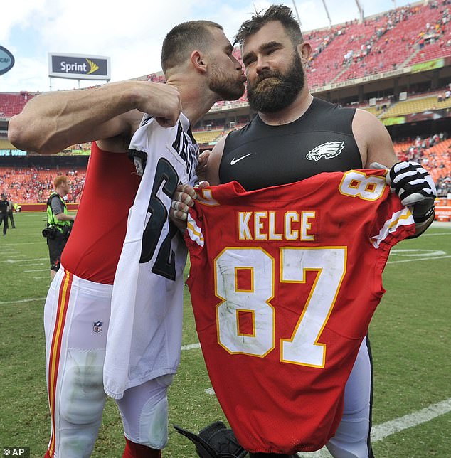 Travis (L) and Jason (R) Kelce were the funniest and most successful football duo in 2023