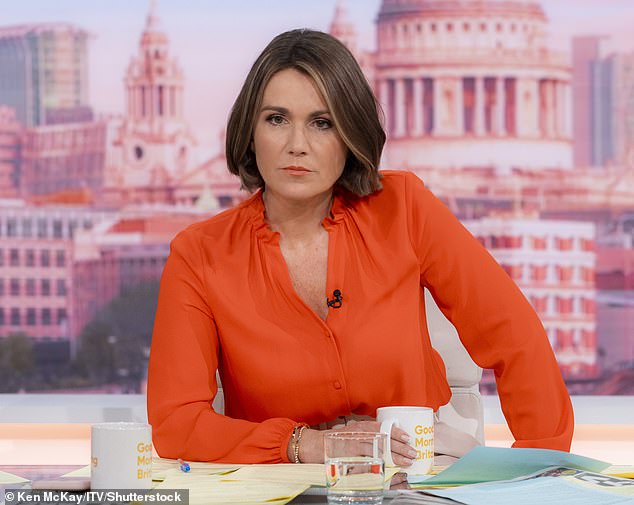 Susanna Reid has revealed she had a 'bit of a health scare' earlier this year and had to go to hospital.  The doctors were shocked that she drinks eight coffees a day