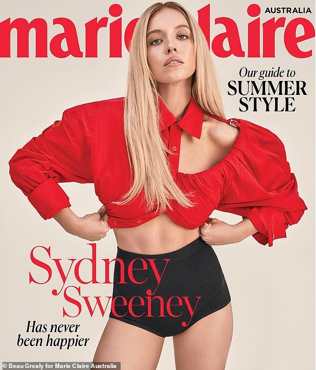 Sydney Sweeney is the January cover star of Marie Claire Australia