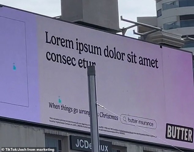 A massive billboard failure has caught the attention of thousands of passersby, with many wondering how anyone could make a $15,000 mistake