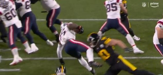 TJ Watt took a sickening knee to the head early in Thursday night's Steelers game