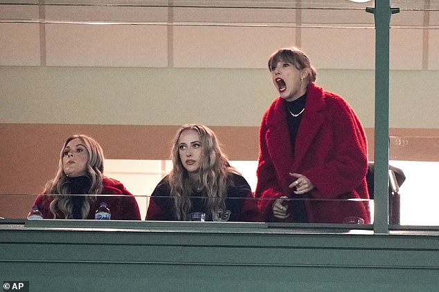 Taylor Swift insists she's none the wiser about the level of news coverage she gets from attending Travis Kelce's NFL games