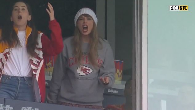 Taylor Swift was visibly upset when her boyfriend Travis Kelce dropped a would-be touchdown