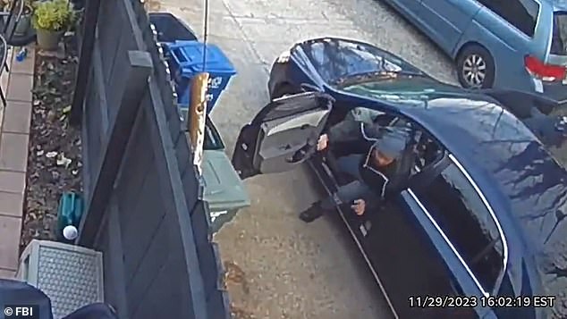 Investigators were able to obtain video footage from 15th Street of the two suspects exiting the vehicle and running away
