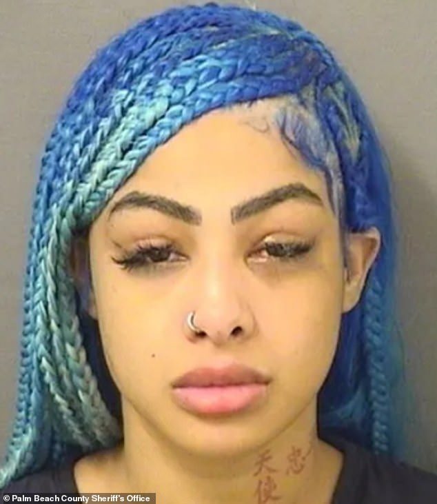 Yailin La Mas Viral was arrested after attacking ex-boyfriend Tekashi 6ix9ine with a 2x4 at his Miami home after an all-day argument