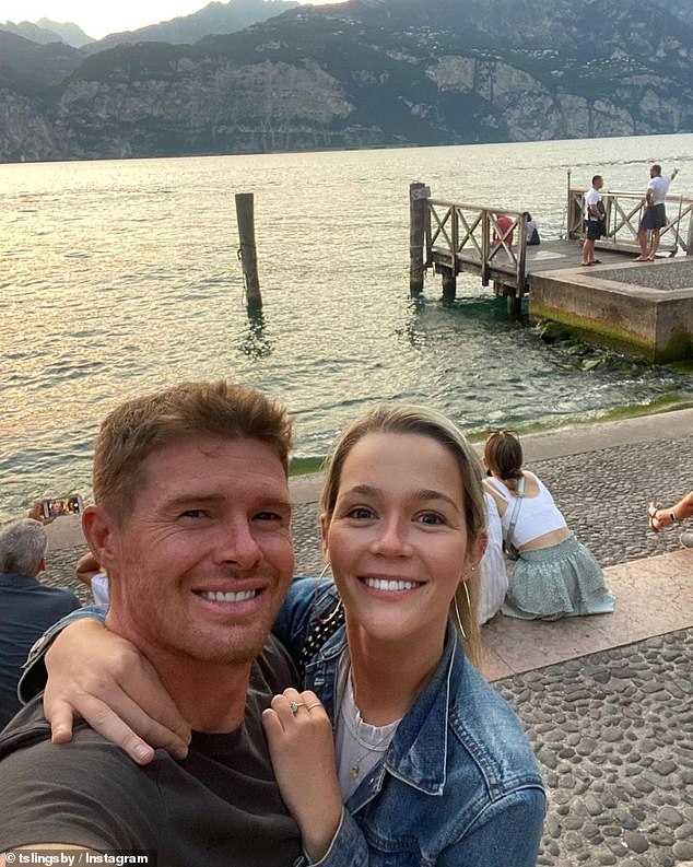 Helena Sauzier and her Olympic sailor, Tom Slingsby, have welcomed a child.  Both shown