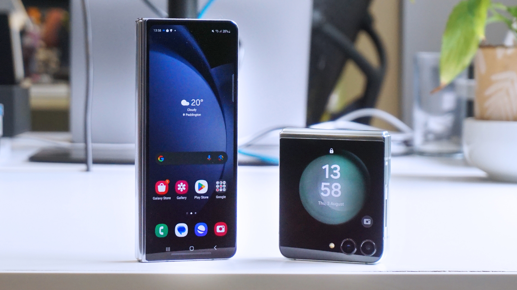 The Samsung Galaxy Z Fold 6 and Z Flip 6