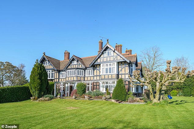 The property in Buckinghamshire is called Mill End and is on the market with a price tag of £3.5 million