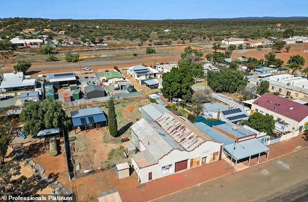 Potential property buyers are warned not to buy something just because it is cheap.  Pictured are homes in the Western Australian town of Coolgardie, where homes typically sell for less than $160,000
