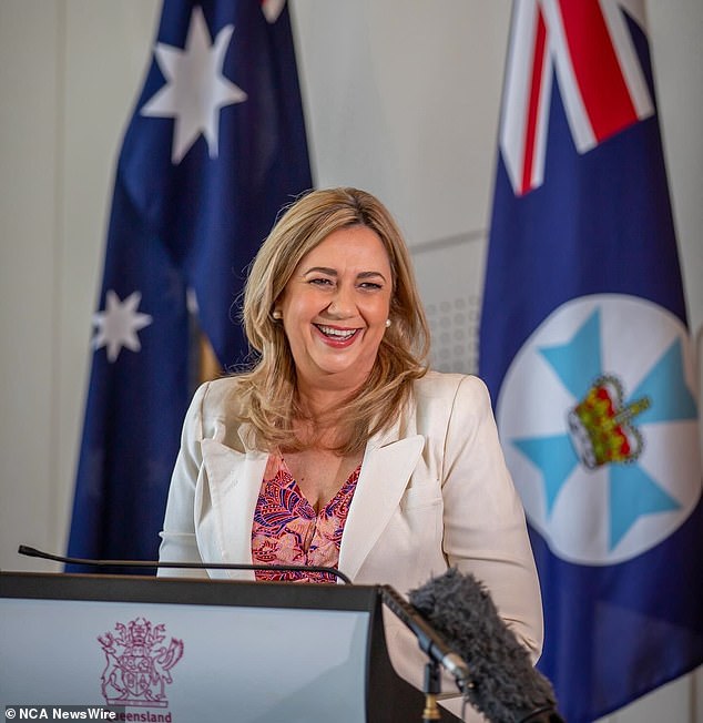 Annastacia Palaszczuk (pictured), who resigned on Sunday after almost nine years as Premier of Queensland, was also known as the 'accidental Prime Minister'