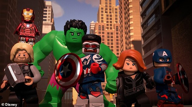 Disney+ has announced a fantastic collection of kids' movies to get the family in the holiday spirit this weekend, including the new animated comedy blockbuster LEGO Marvel Code Red (pictured)