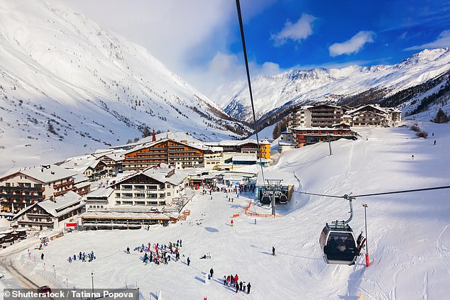 Three British holidaymakers, including an eight-year-old boy, were airlifted to hospital after separate skiing accidents at Austria's Obergurgl resort