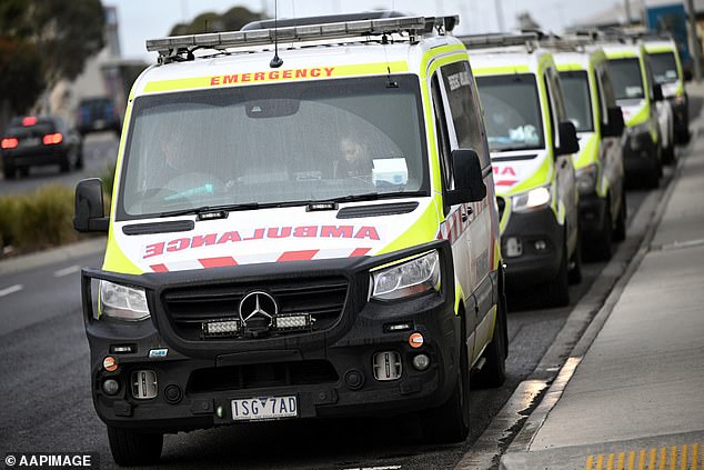 A three-year-old child was rushed to hospital in a serious condition after falling 14 meters from a balcony in Western Sydney at 11am on Wednesday.