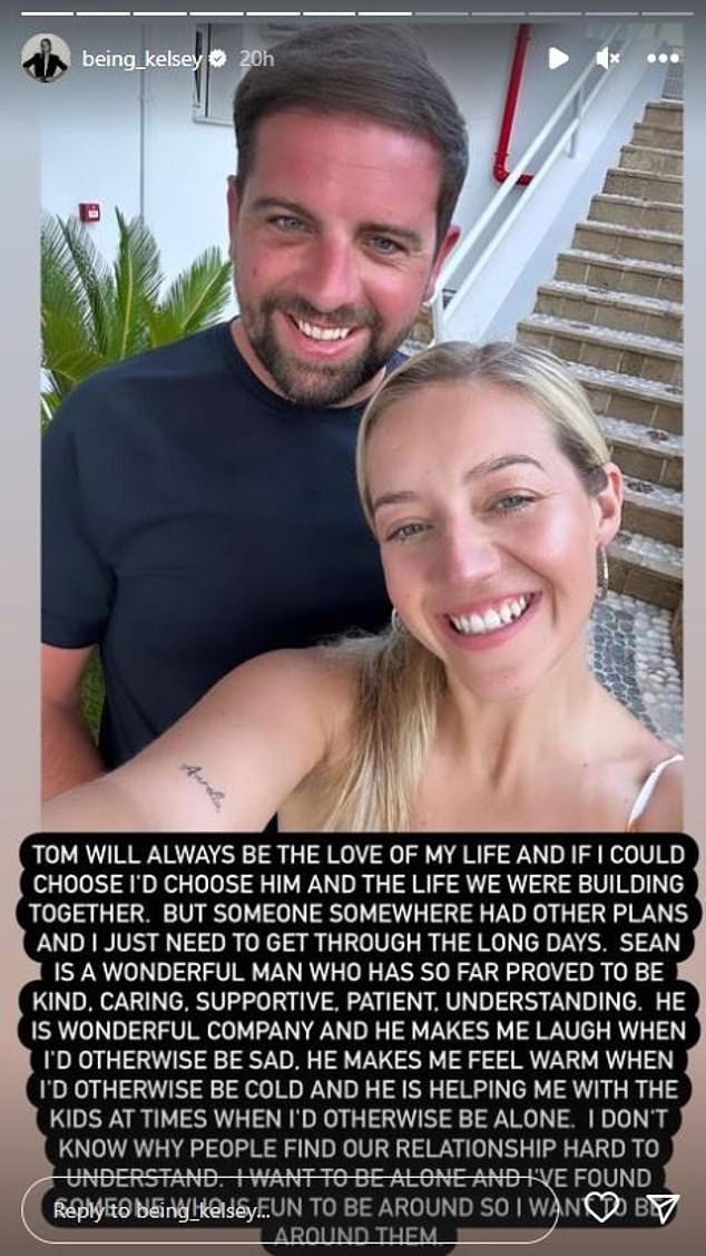 The mother-of-two confirmed her new romance in November 2022, after her husband Tom tragically died from a brain tumor the previous March.